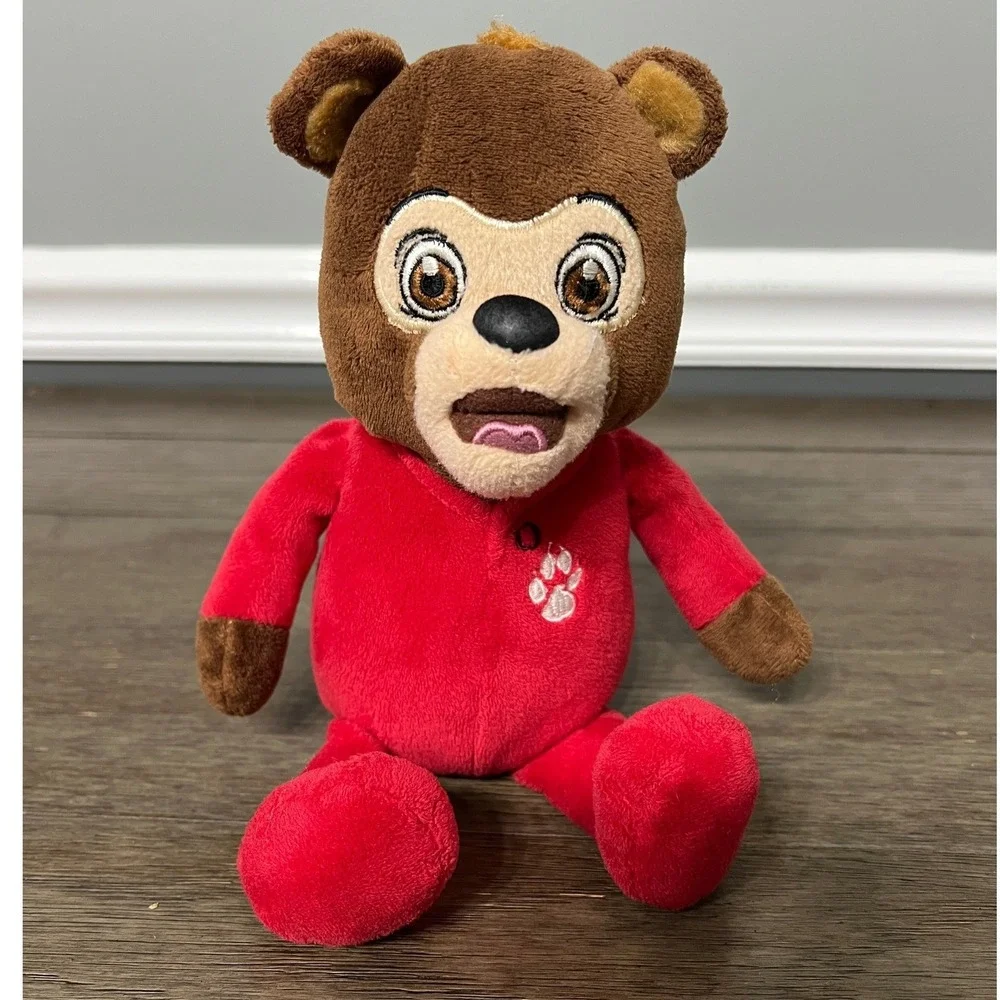 Brinley Bear Plush‎ Stuffed Animal Red Pajamas Sleepy Time Pal Kid's Toy